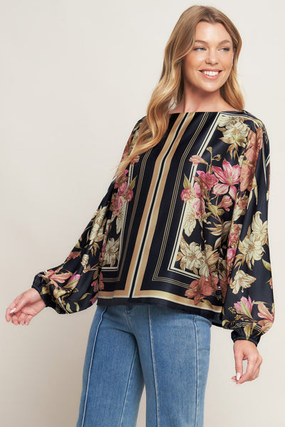 Explore More Collection - ROYAL TAPESTRY WOVEN TOP