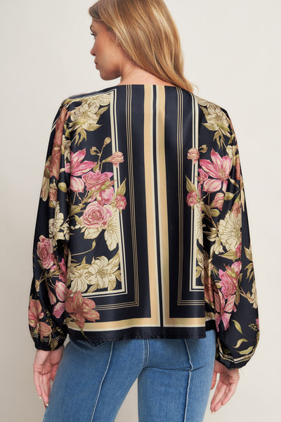 Explore More Collection - ROYAL TAPESTRY WOVEN TOP