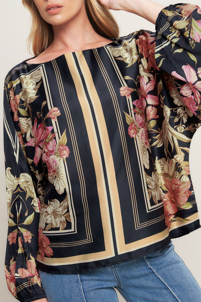 Explore More Collection - ROYAL TAPESTRY WOVEN TOP