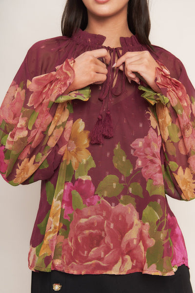 Explore More Collection - FLORA ROMANTICA WOVEN TOP