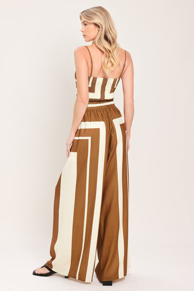 LUXE COAST WOVEN TOP AND PANT SET