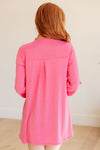 Explore More Collection - Lizzy Cardigan in Magenta