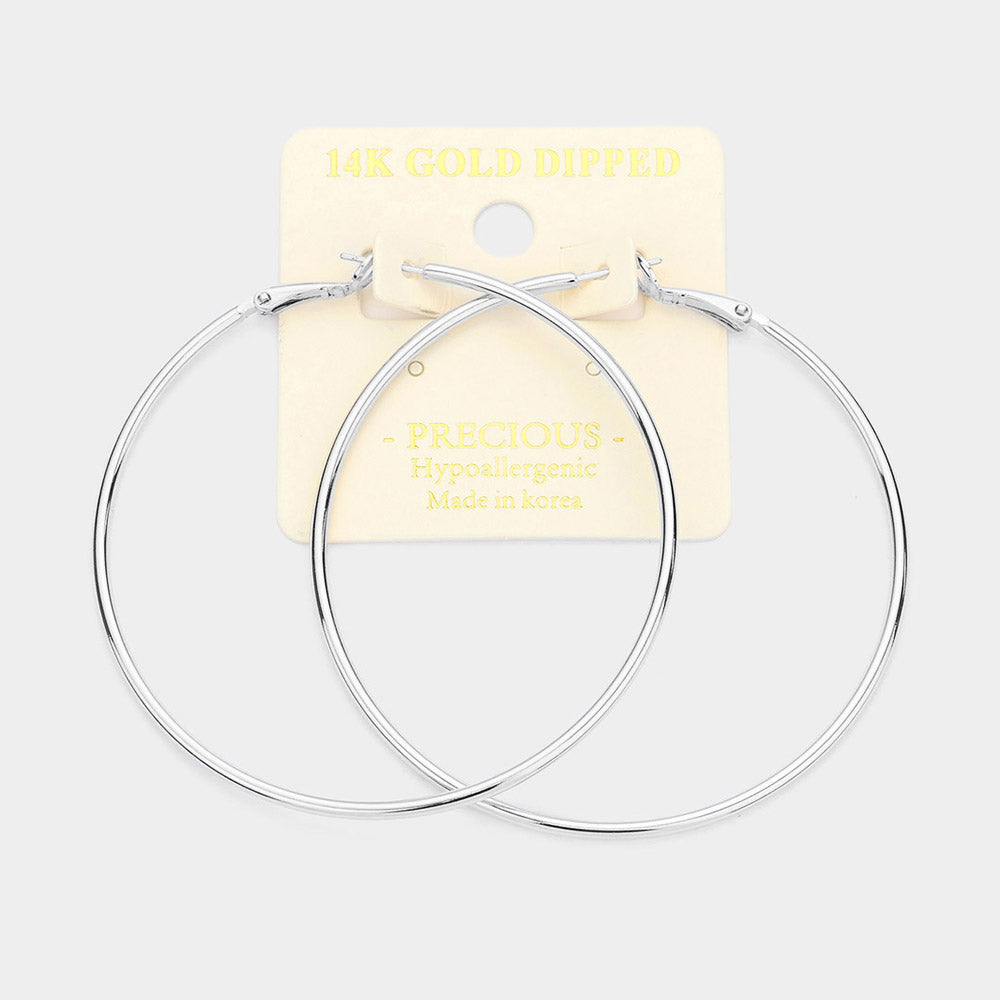 Karen - A Pair of Hoop Earrings