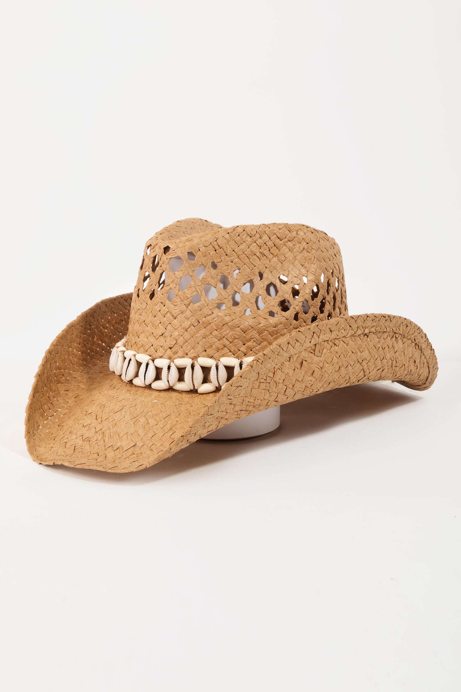 Shore - A Cowgirl Hat with a Seashell Band