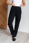 Explore More Collection - Magic Straight Pants in Black