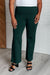 Explore More Collection - Magic Straight Pants in Hunter Green