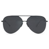 Explore More Collection - Smaller Megan 2 Jet Black- Tangle Free Aviator Sunglasses