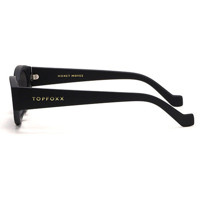 Explore More Collection - Kat x Money Moves - Black Cateye Sunglasses