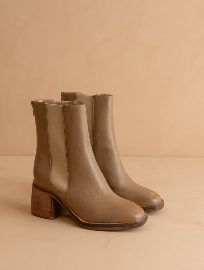 Explore More Collection - The Olivia | Dune Chelsea Heel Boots