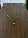 Sparkly - A Sparkle Cross Necklace