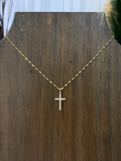 Sparkly - A Sparkle Cross Necklace