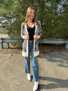 Tribal - A Hacci Tribal Ribbed Pocketed Cardigan