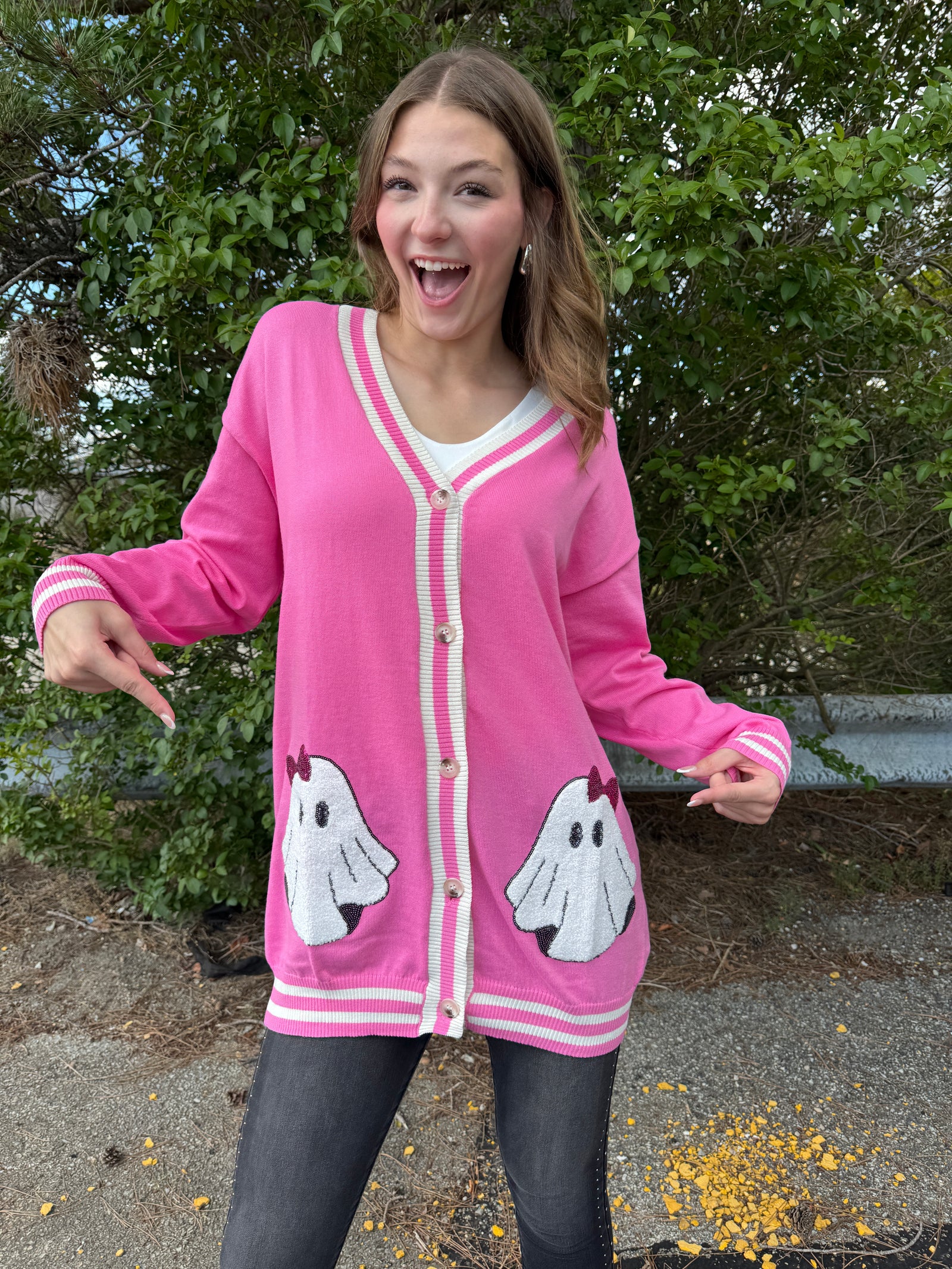 Gigi - The "Ghost' Cardigan