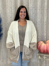 Marsha - A Colorblocked Cardigan Sweater