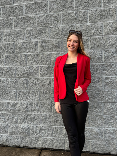 Revive - A Red Blazer with Lining