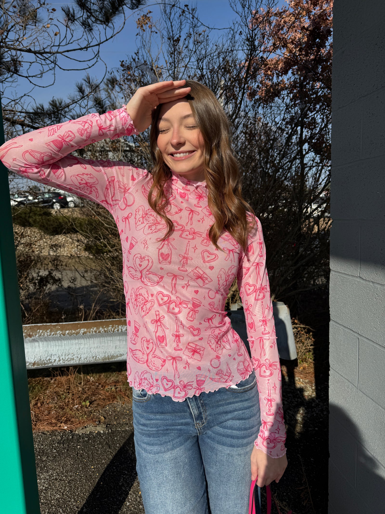 Dina - Lover's Daydream - A Keigan Mesh Top