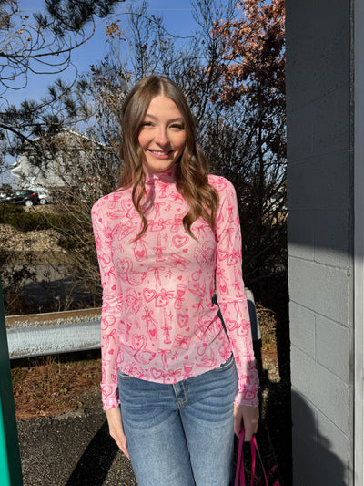 Dina - Lover's Daydream - A Keigan Mesh Top