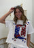 Spur -  A Tee with Boots in Stars Sequin Embroidered Shirt