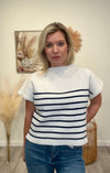 Spring to Mind - Navy Striped Sweater