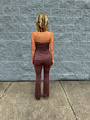 Rumi - A Pair of Elastic Waist Flare Pants