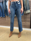 Mattie - A Pair of Mid Rise Tummy Control Vintage Straight Leg Jeans - All Sizes