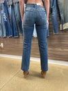 Mattie - A Pair of Mid Rise Tummy Control Vintage Straight Leg Jeans - All Sizes