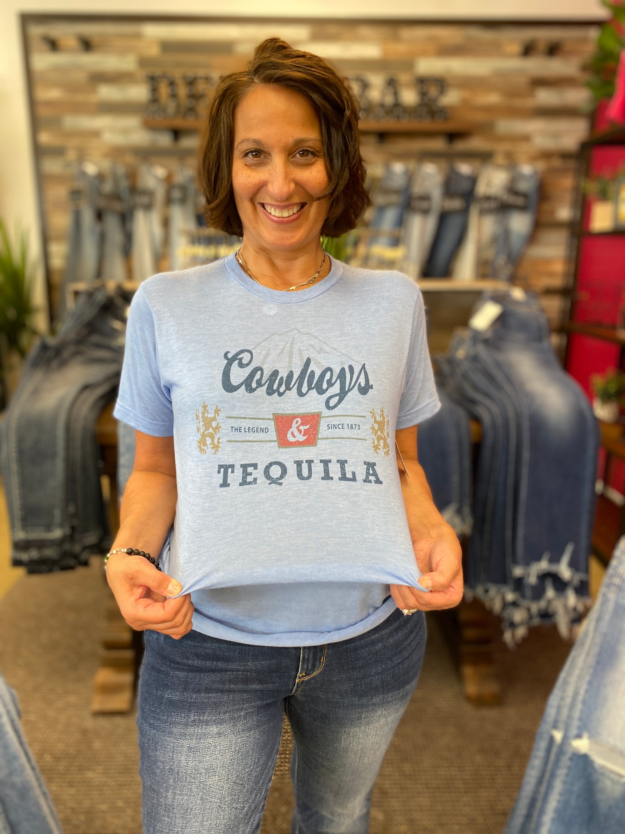 Tequila - Graphic Tee “ Cowboys & Tequila”