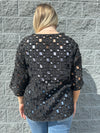 Allegra - A Netted Top with Worn-Out Details