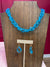 Seaweed - An Acrylic Chain Link Necklace & Earrings Set