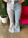 Banner - A Pair of Star Spangled Banner Flare Jeans