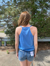 Floridian - Sea Blue Surplice Tank