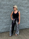 Vicki - A Pair of Printed Wide Leg Pants