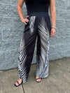 Vicki - A Pair of Printed Wide Leg Pants