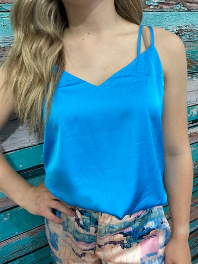 Robin - A Fully Lined Double V Solid Cami