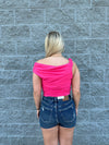 Jacque -  A Braid Asymmetrical One Shoulder Top - Choose Color