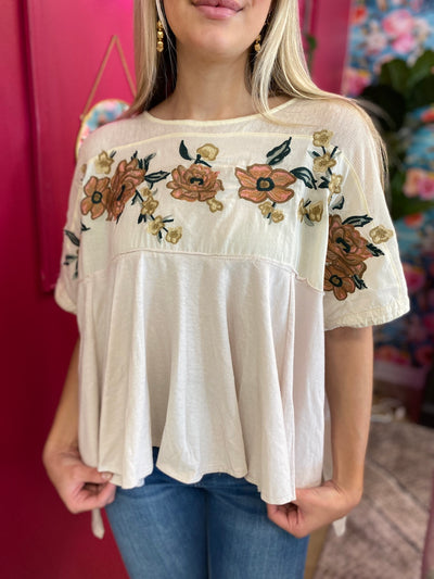 Delray - An Embroidery Top