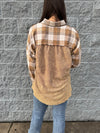 Fawn - A Thermo & Plaid Washed Shirt