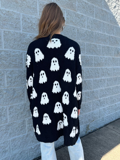 Ghostly - Reversible Ghost Cloud Cardigan