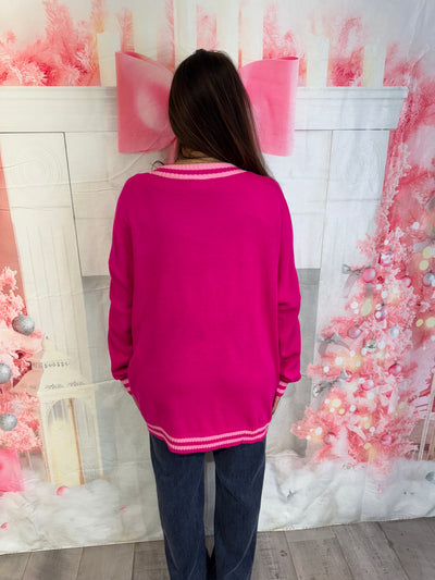 Tinsel - A Relaxed Tinsel Tree Cardigan