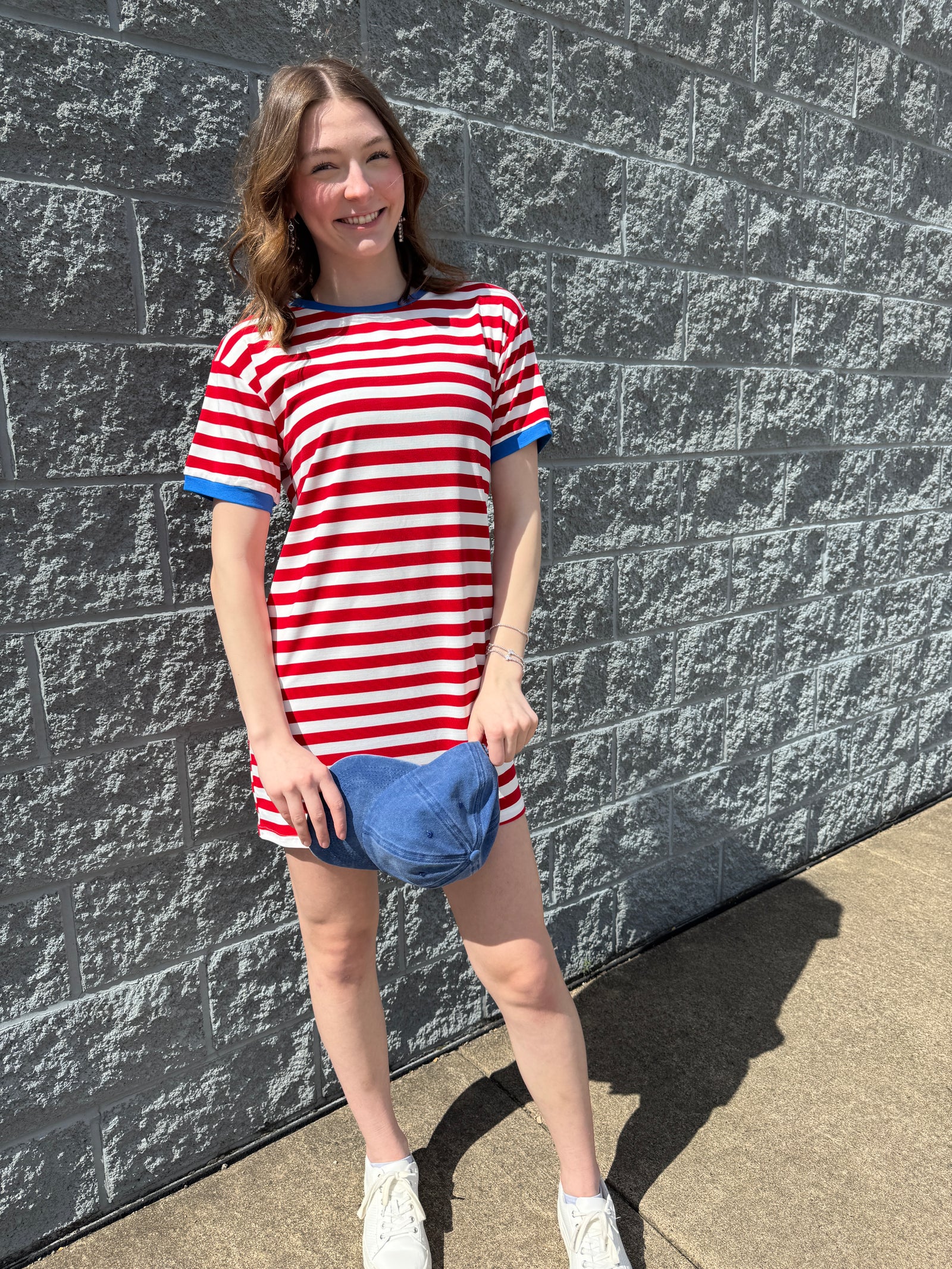Living in Stripes Polo Dress