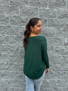 Feast - A Long Sleeve V-Neck Top