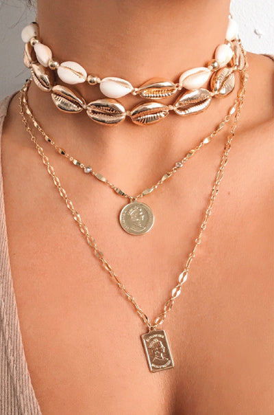 Explore More Collection - Cowrie Shell Necklace