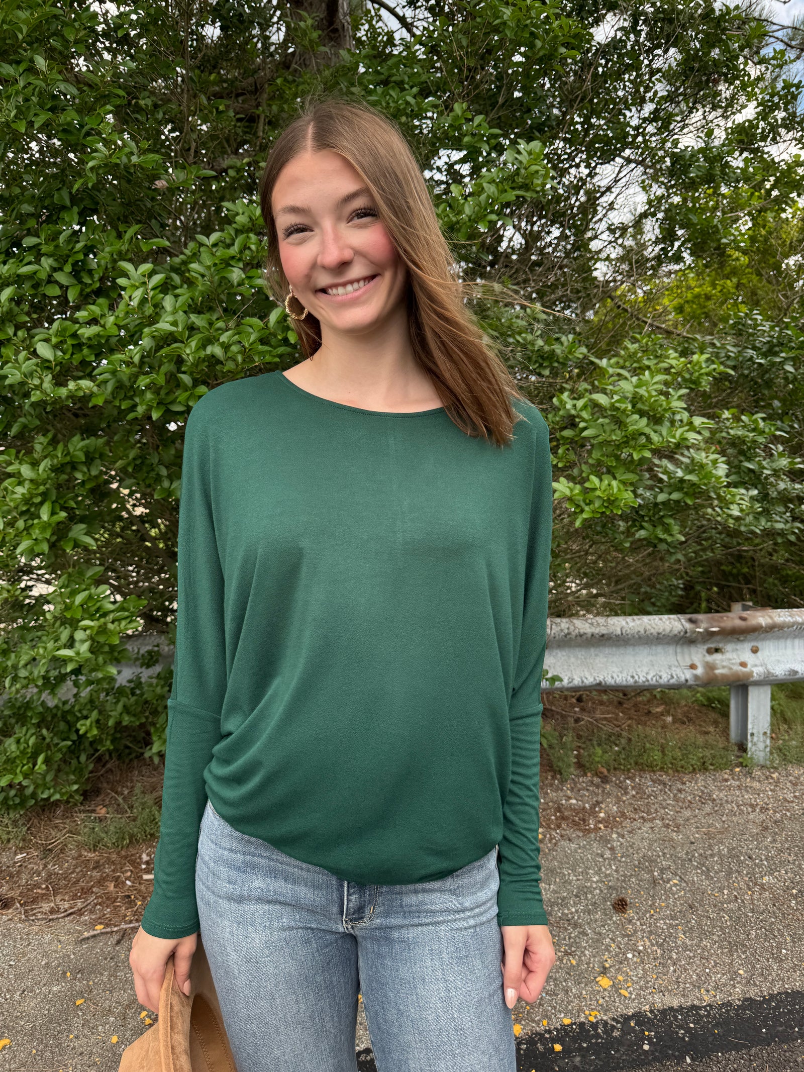 Greenley - A Dolman Sleeve Top