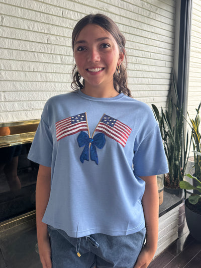 Liberty - A Bow Flags Luxe Top