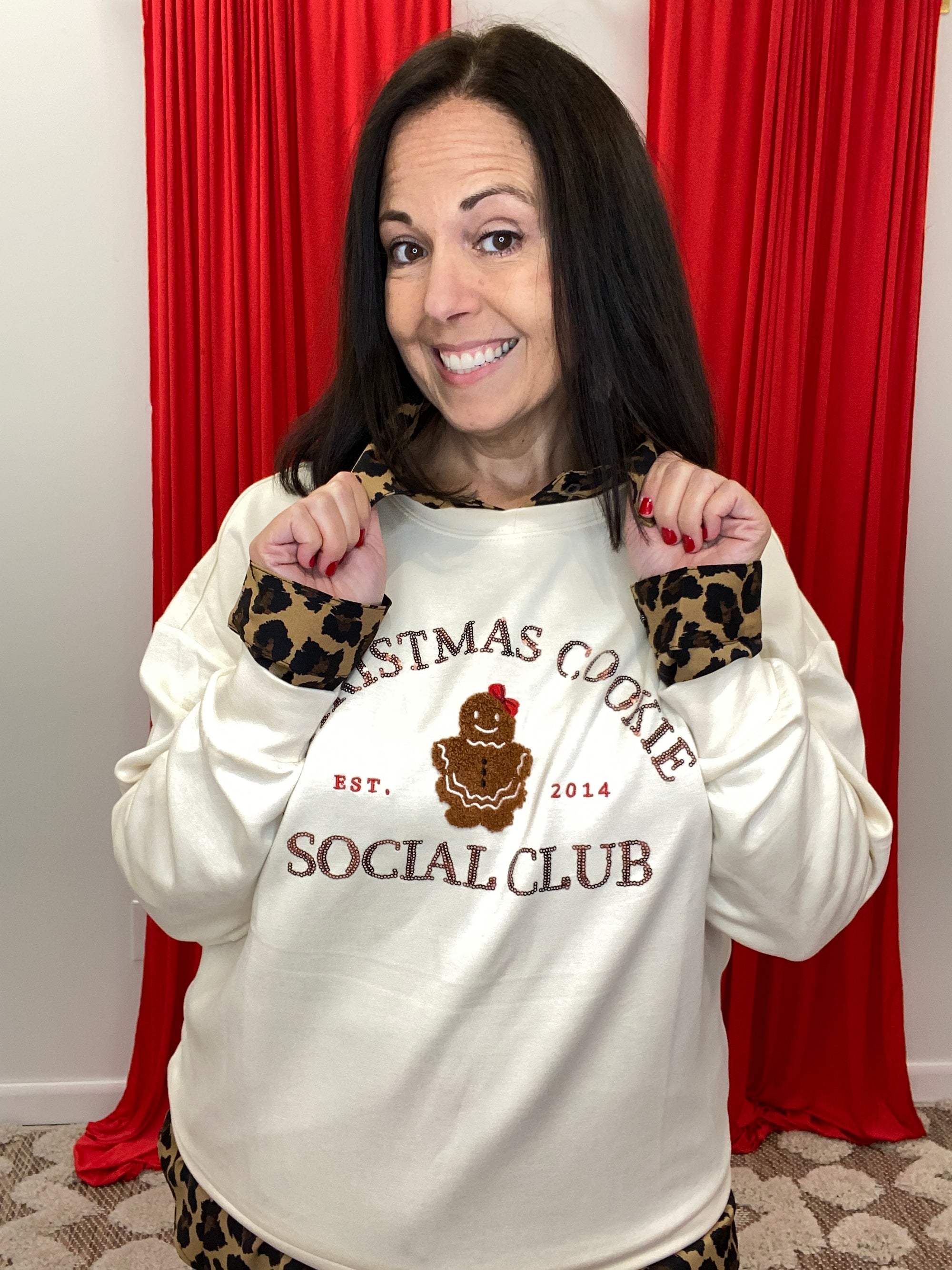 Cookie - Christmas Cookie Social Club Luxe Pullover