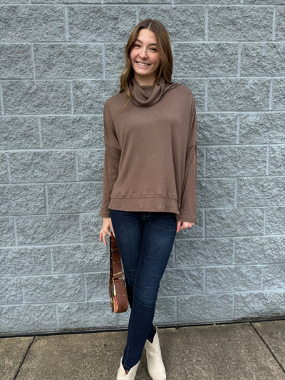 Turtle - A Long Sleeve Turtleneck Top