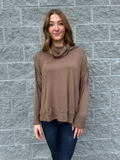 Turtle - A Long Sleeve Turtleneck Top