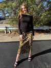 Liza - A Leopard Midi Skirt