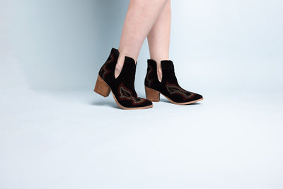 Explore More Collection - Journee Ankle Boots in Black