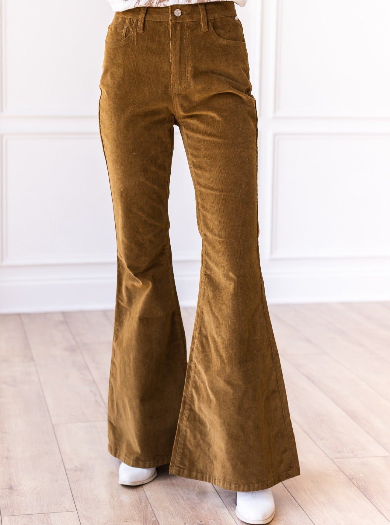 Explore More Collection - Vintage Western Corduroy Flares